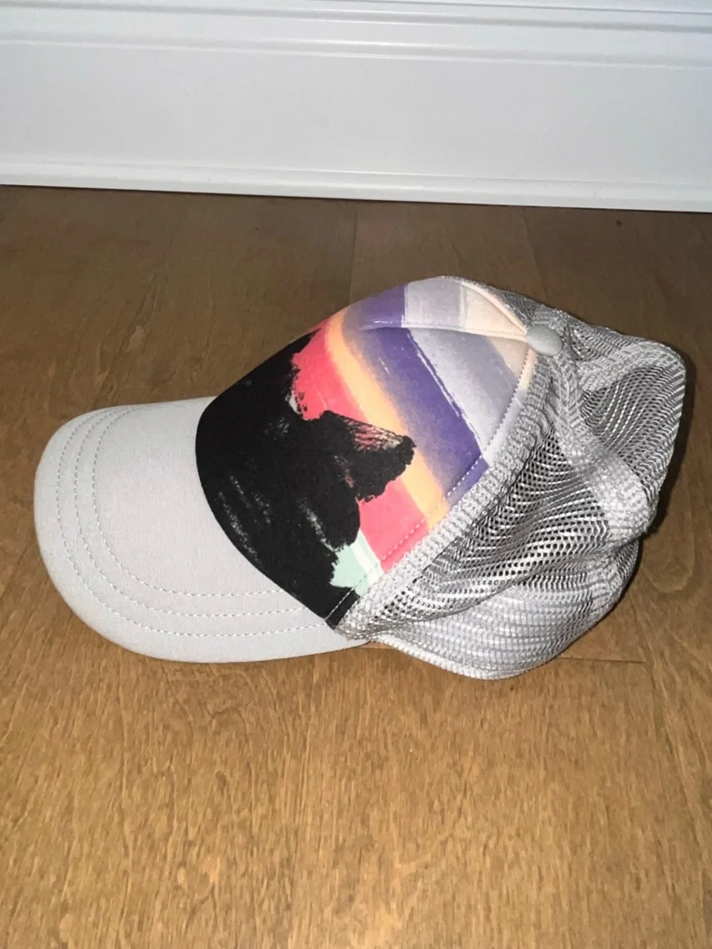 Patagonia Snap Back Trucker Mesh Hat Mountains Adjustable Cap